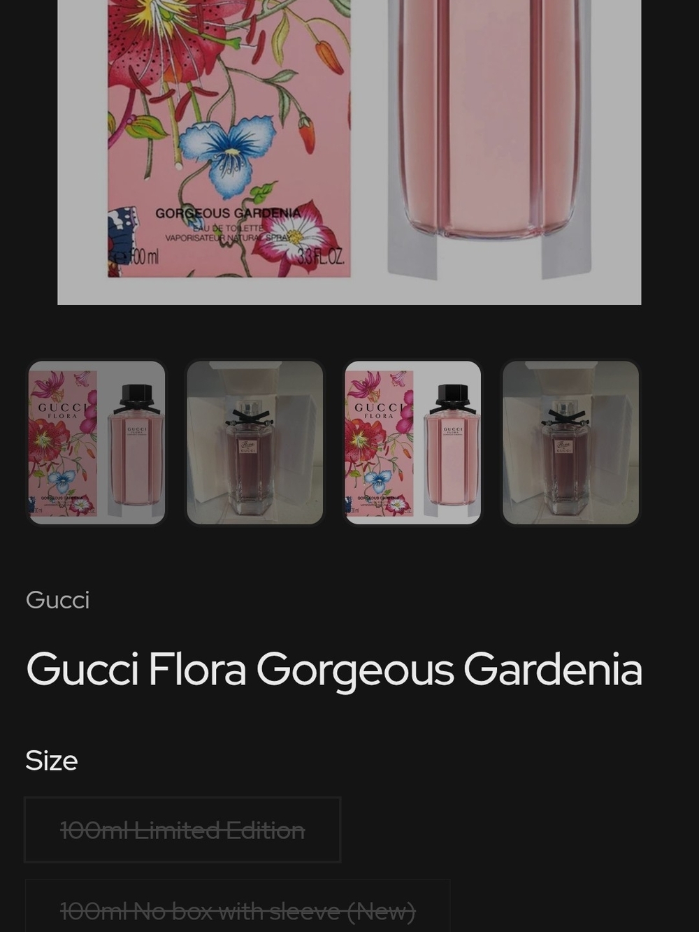 Flora By: GUCCI Gorgeous Gardenia Eau de Toilette - Pink